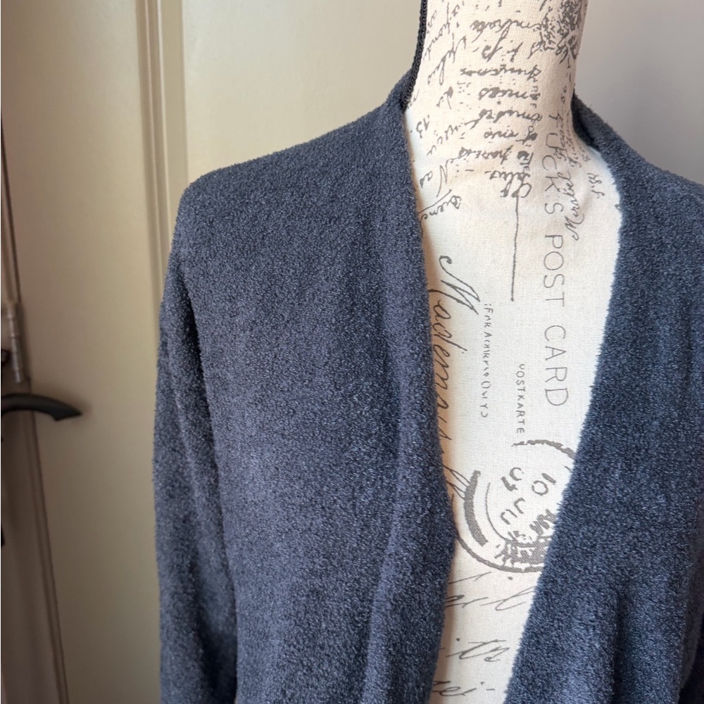 Barefoot Dreams CozyChic Lite Ribbed Cuff Coastline Cardigan - Picture 3 of 10
